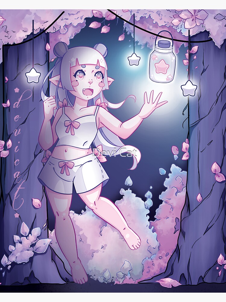 Thumbnail 3 of 3, Sticker, CandiCat Chibi Forest Fauna • 2023 designed and sold by devicatoutlet.