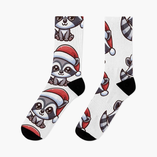 Item preview, Cute Racoon santa designed and sold by Wxjtecki.