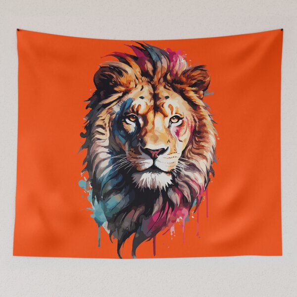Item preview, Multicolored lion designed and sold by Lion-ZG21.