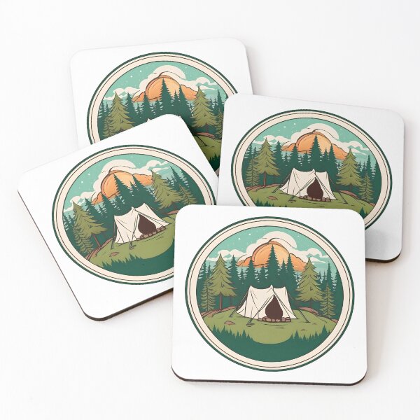 Item preview, Inviting Pinelore Campsite designed and sold by HRdeVaas.