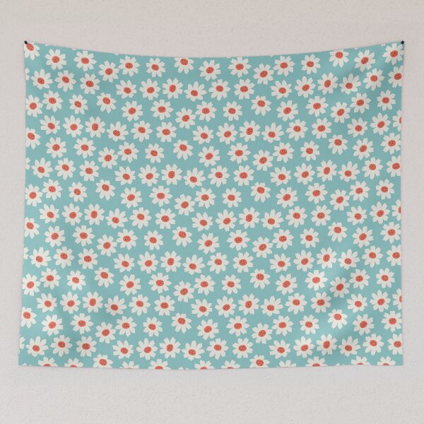 Item preview, Big Flowers  Cyan Dream designed and sold by EliveraDesigns.
