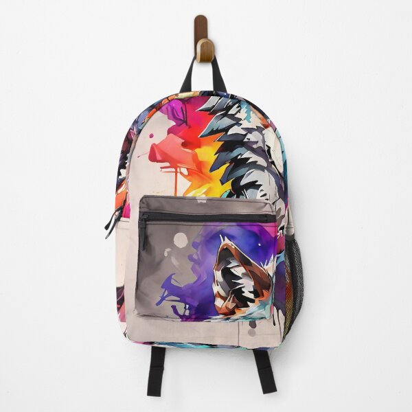 Item preview, front facing strong colorful wolf logo designed and sold by RAILGUNWII.