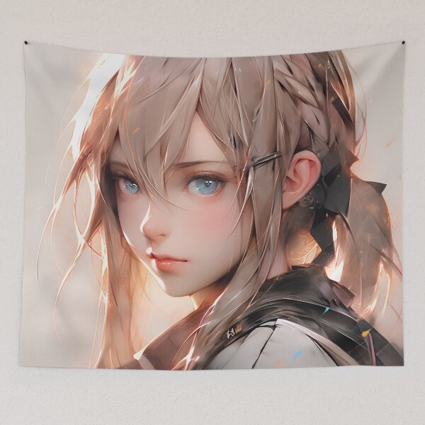 Item preview, Alice SAO Cute Anime Girl – Oil Painting Style designed and sold by DGitaldreamgirl.