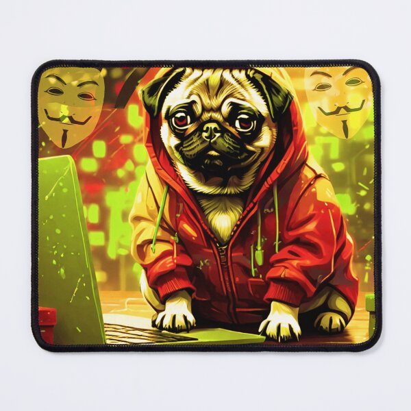 Item preview, Pug HAPPY HOLIDAYS 69 CYBER MONDAY  designed and sold by RedBluffTraders.