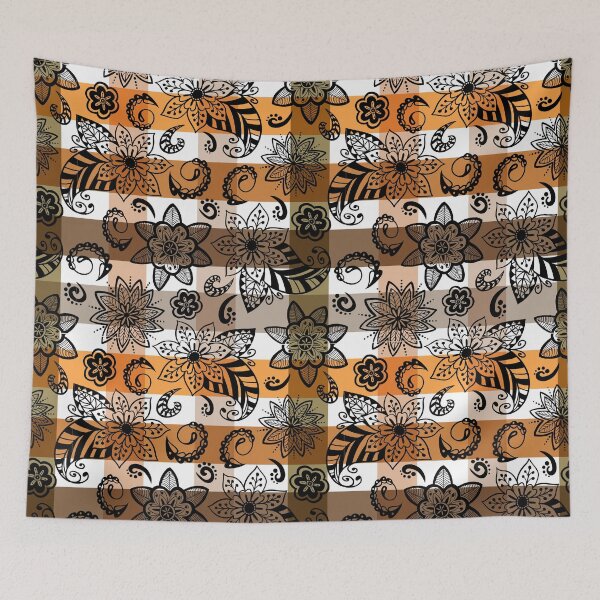 Item preview, Elegant Decorative Plaid Paisleys and Flowers Seamless Pattern designed and sold by OrangeMG.