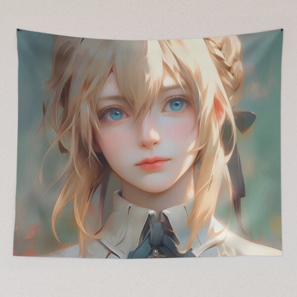 Item preview, Alice SAO Cute Anime Girl – Oil Painting Style designed and sold by DGitaldreamgirl.
