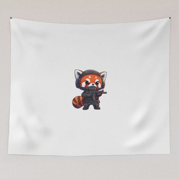 Item preview, Cute Tactical red panda designed and sold by Wxjtecki.