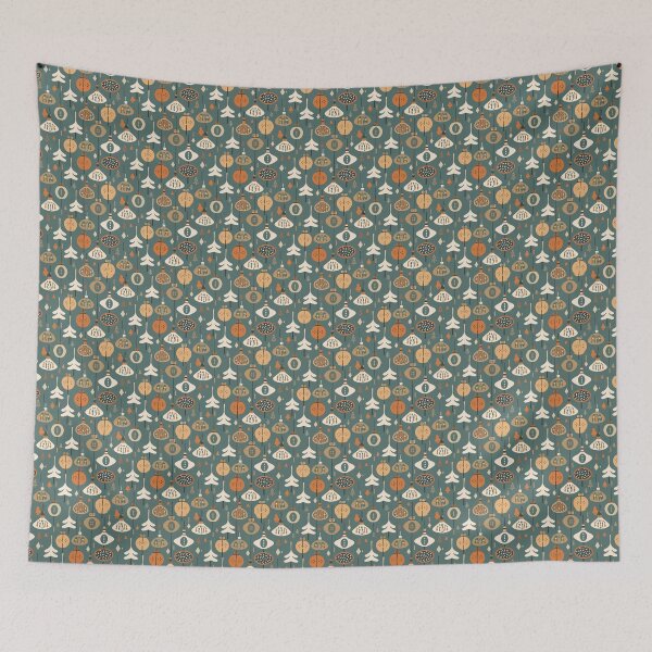 Item preview, Muted Autumn / Soft Autumn pattern, skin-tone matching, personal color analysis, PCA, mid-century modern Christmas designed and sold by look4seasons.
