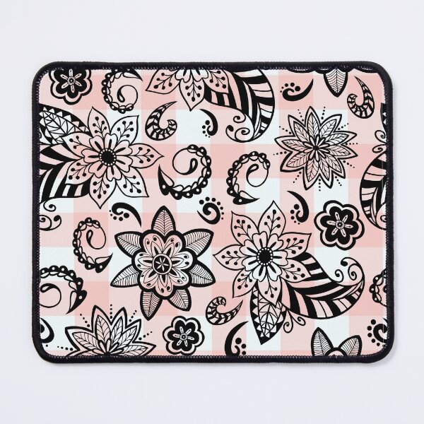 Item preview, Elegant Decorative Plaid Paisleys and Flowers Seamless Pattern designed and sold by OrangeMG.