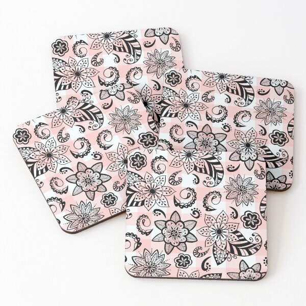 Item preview, Elegant Decorative Plaid Paisleys and Flowers Seamless Pattern designed and sold by OrangeMG.