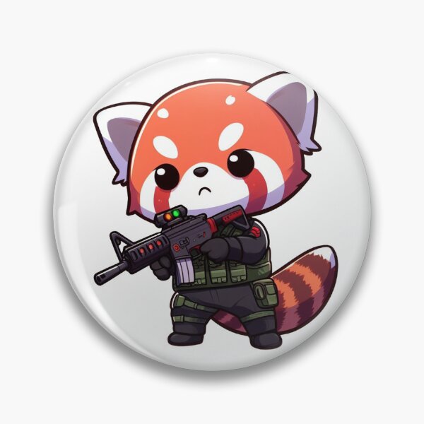 Item preview, Cute Tactical red panda designed and sold by Wxjtecki.