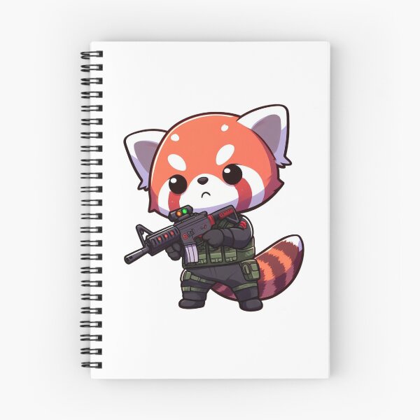 Item preview, Cute Tactical red panda designed and sold by Wxjtecki.
