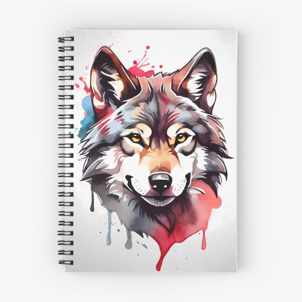 Item preview, front facing strong colorful wolf logo designed and sold by RAILGUNWII.