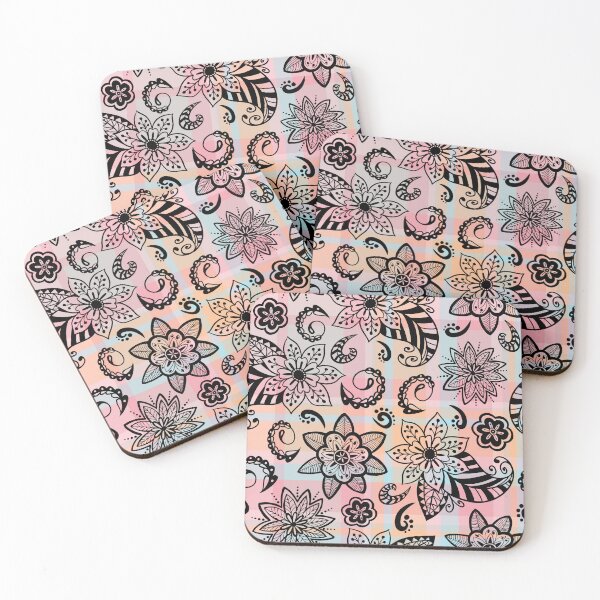 Item preview, Elegant Decorative Plaid Paisleys and Flowers Seamless Pattern designed and sold by OrangeMG.