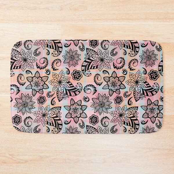 Item preview, Elegant Decorative Plaid Paisleys and Flowers Seamless Pattern designed and sold by OrangeMG.