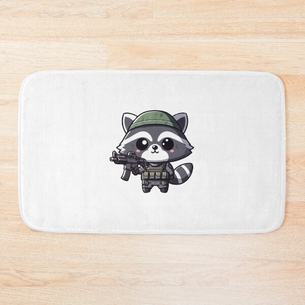 Item preview, Cute Tactical Racoon designed and sold by Wxjtecki.