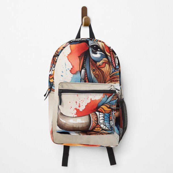 Item preview, Bull tribal watercolor designed and sold by shokA Design.