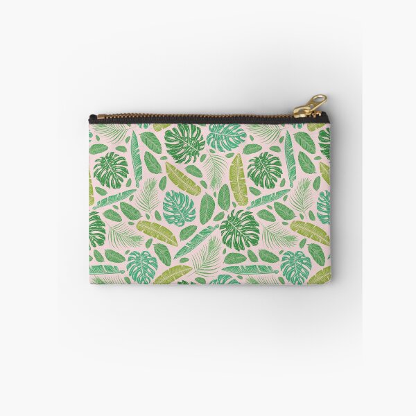 Item preview, Tropical leaves mix on light background designed and sold by Pinata.
