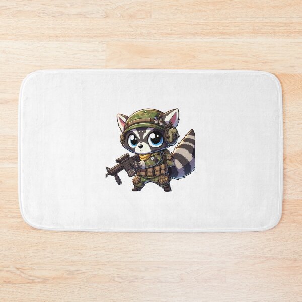Item preview, Cute Tactical Racoon designed and sold by Wxjtecki.