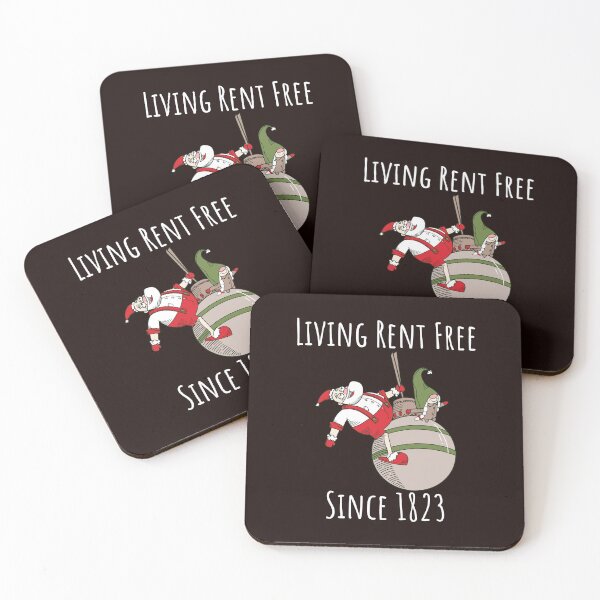 Item preview, Santa and Elf Living Rent Free in Your Mind designed and sold by ThomaHouse.
