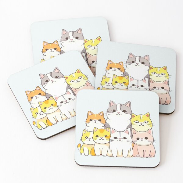 Item preview, Cartoon cat friends designed and sold by YukiKenji.