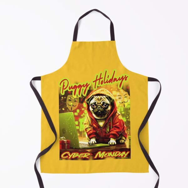 Item preview, Pug HAPPY HOLIDAYS 69 CYBER MONDAY PUGGY HOLIDAYS designed and sold by RedBluffTraders.