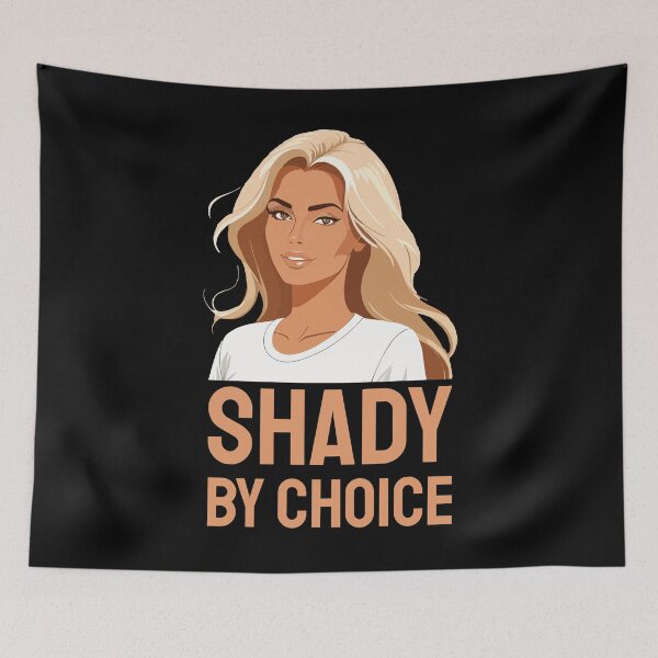 Item preview, Shady by choice. Fake tan fan. designed and sold by twisted-dot.