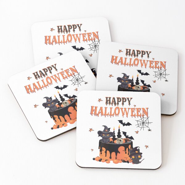 Item preview, Cutie Cat in a Creppy Hat: Happy Halloween designed and sold by Anastasiia Yurevych.