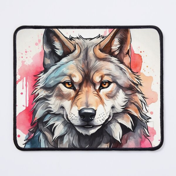 Item preview, Watercolor wolf designed and sold by RAILGUNWII.