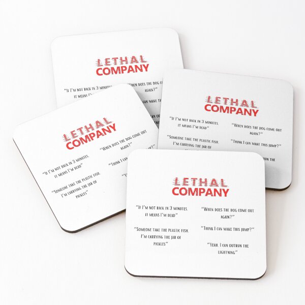 Item preview, Lethal Company Quotes designed and sold by EmberlyDawn.
