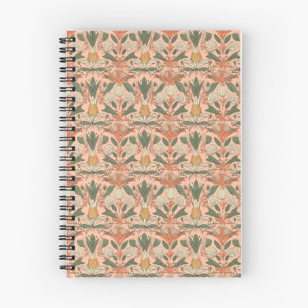 Item preview, Peach Floral Pattern designed and sold by ZodiacKat.