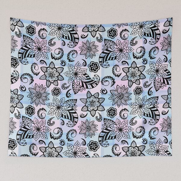 Item preview, Elegant Decorative Plaid Paisleys and Flowers Seamless Pattern designed and sold by OrangeMG.