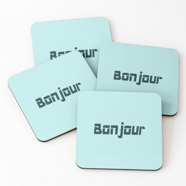 Item preview, Bonjour (hello in French) designed and sold by lobodelnoir.