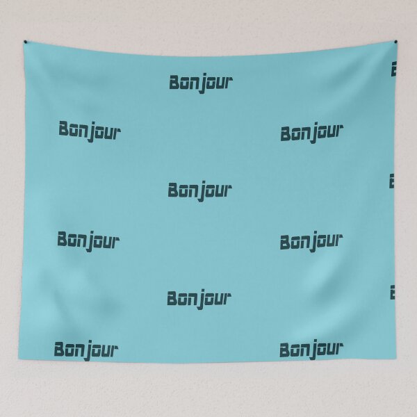 Item preview, Bonjour (hello in French) designed and sold by lobodelnoir.