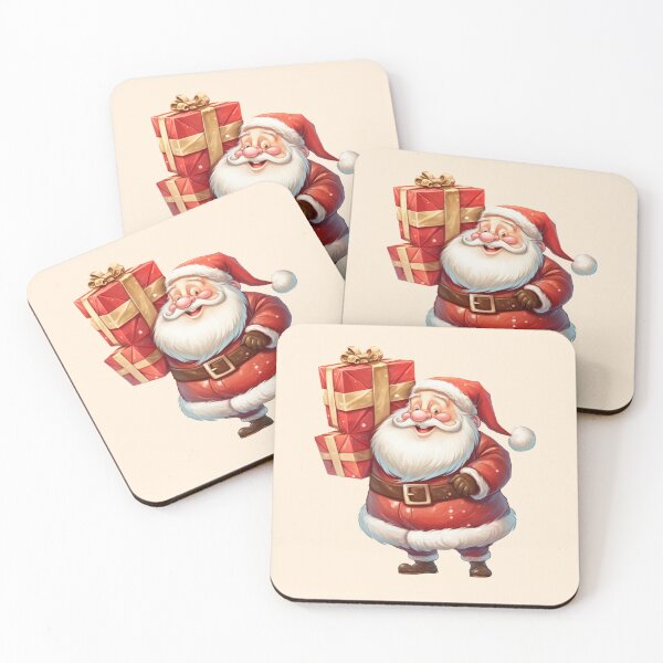 Item preview, Funny Santa Claus holding a present designed and sold by JonnyDesigns.