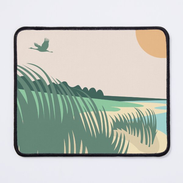 Item preview, Grass Sunset Indiana Dunes Poster designed and sold by indianadunes.