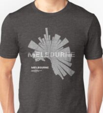 Melbourne Karte Slim Fit T-Shirt