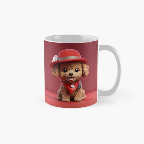 Item preview, Cute smiling cartoon Toy Poodle dog designed and sold by Colorful-Worlds.