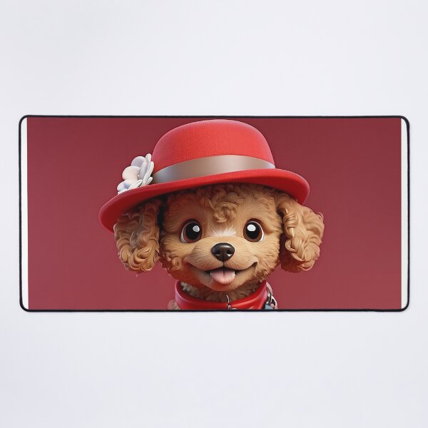 Item preview, Cute smiling cartoon Toy Poodle dog designed and sold by Colorful-Worlds.