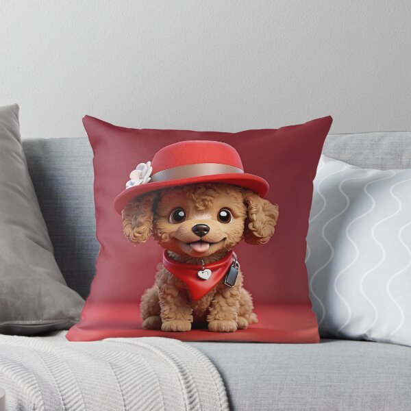 Item preview, Cute smiling cartoon Toy Poodle dog designed and sold by Colorful-Worlds.
