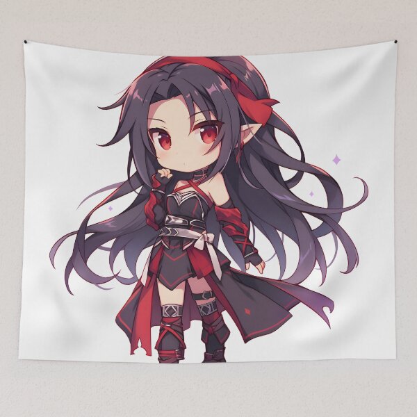 Item preview, Yuuki SAO Cute Anime Girl – Chibi Style designed and sold by DGitaldreamgirl.