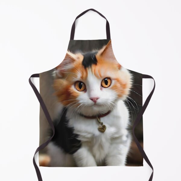 Item preview, Calico cat  black around eyes orange nuzzle  white paws designed and sold by RAILGUNWII.