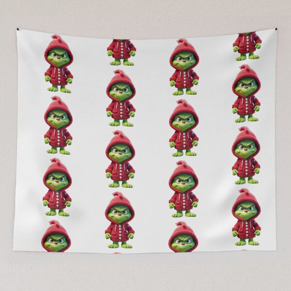 Item preview, children's Grinch, cute grinch, merry christmas designed and sold by polich.