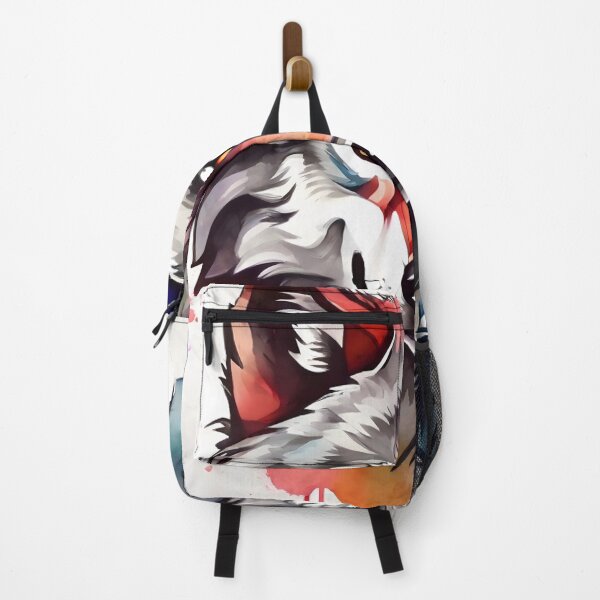 Item preview, front facing strong colorful wolf logo designed and sold by RAILGUNWII.