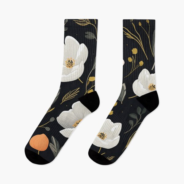 Item preview, Floral Fantasy on Black designed and sold by 3po3.