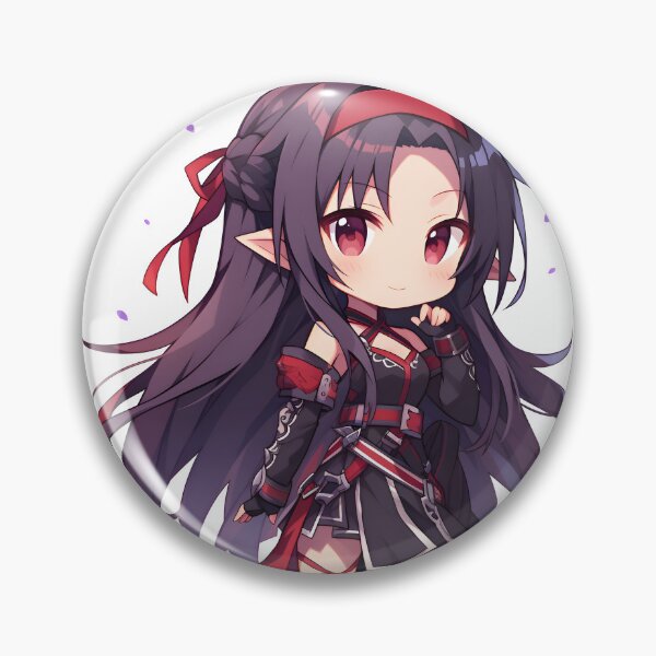 Item preview, Yuuki SAO Cute Anime Girl – Chibi Style designed and sold by DGitaldreamgirl.