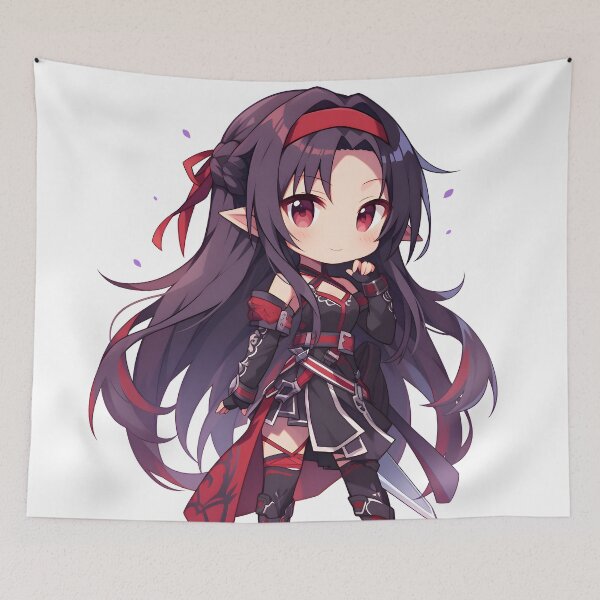 Item preview, Yuuki SAO Cute Anime Girl – Chibi Style designed and sold by DGitaldreamgirl.