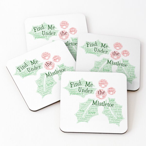 Item preview, Find Me Under the Mistletoe designed and sold by WordsYouLove.