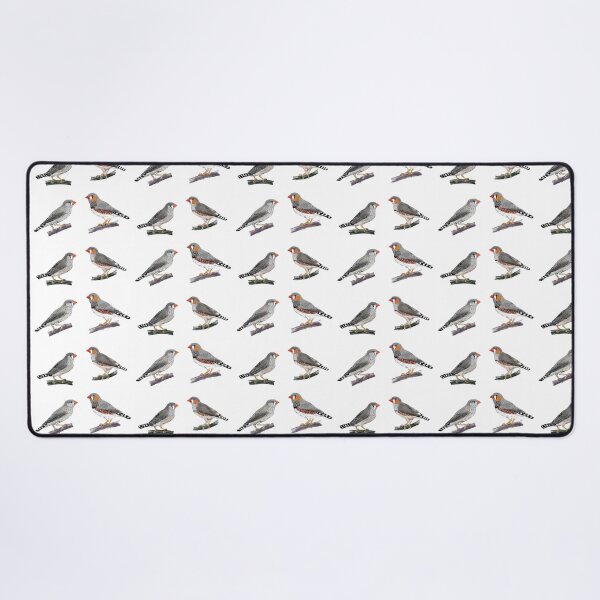 Item preview, Australian and Timor zebra finch pairs white background designed and sold by yaoyao-friends.