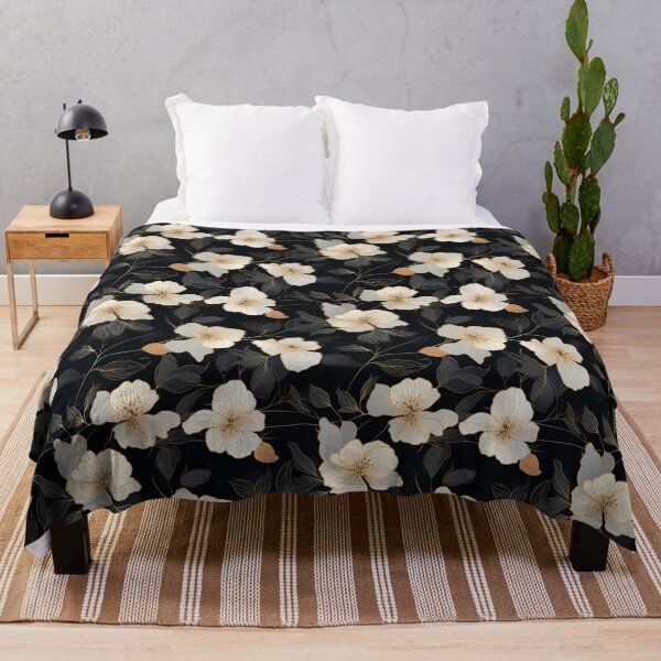 Item preview, Floral Fantasy on Black designed and sold by 3po3.